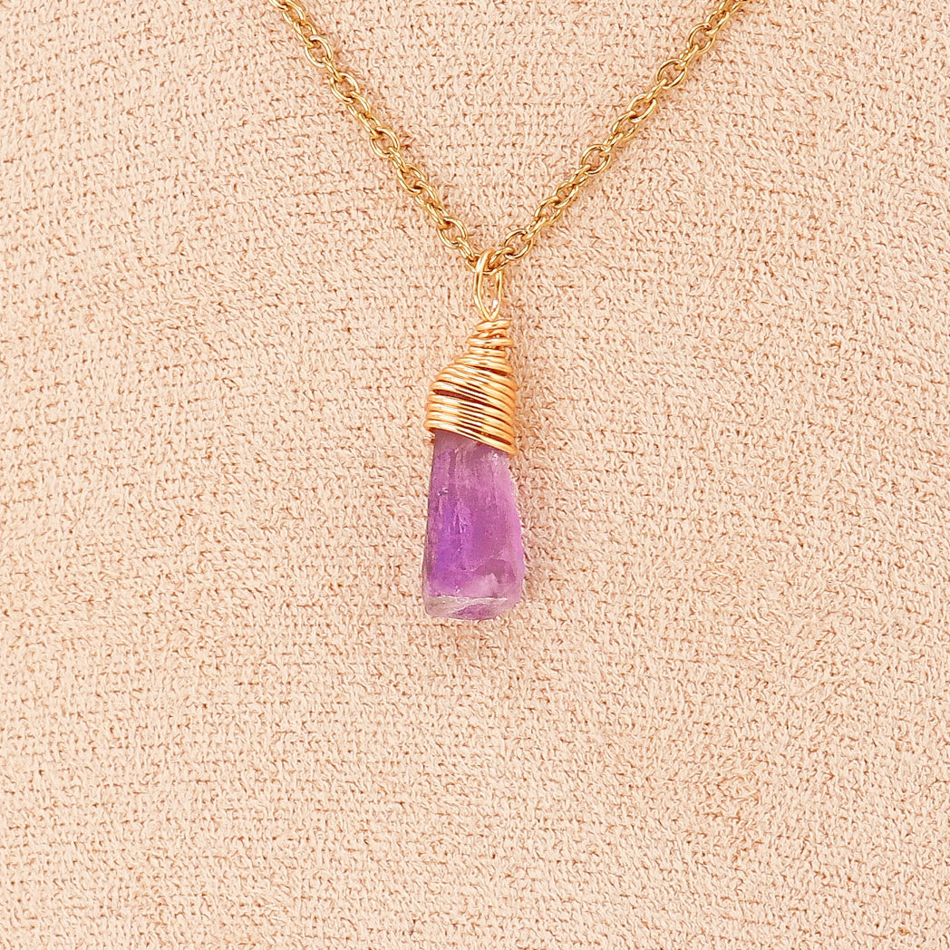 Pendant | Raw Amethyst nugget