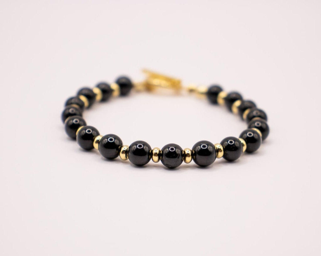 CIRCE | Bracelet in Tourmaline and 18-carat gold-plated stainless steel