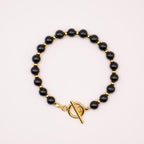 CIRCE | Bracelet in Tourmaline and 18-carat gold-plated stainless steel