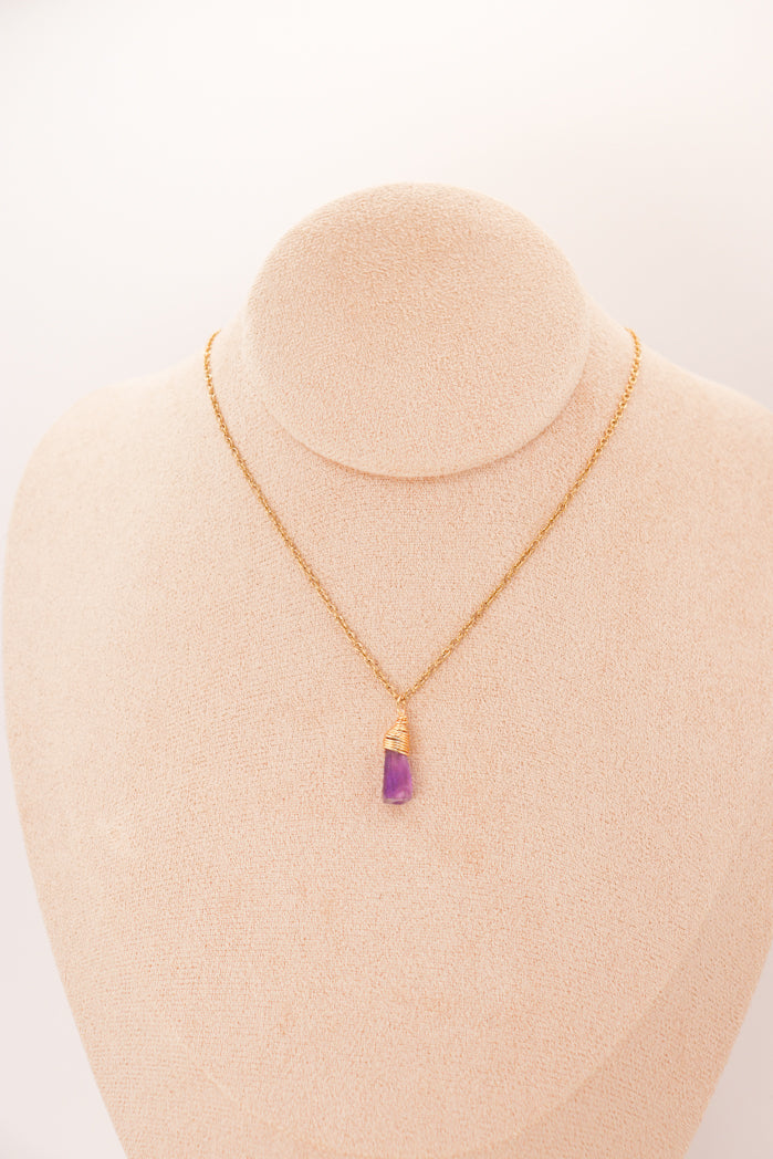 Pendant | Raw Amethyst nugget