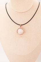 Pendant | Moon Sphere in Rose Quartz