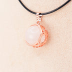 Pendant | Moon Sphere in Rose Quartz