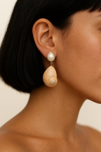 Boucles d'oreilles coquillage Line